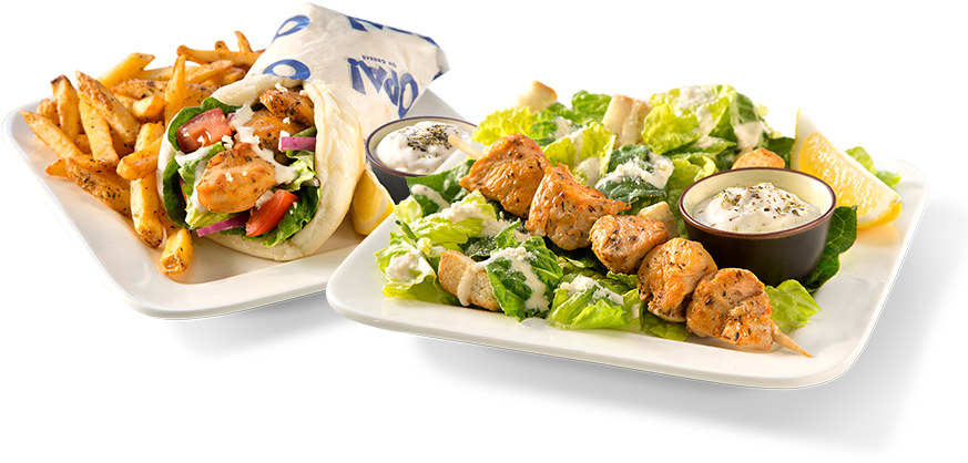 Restaurant On Emaze - Opa Souvlaki (900x500), Png Download