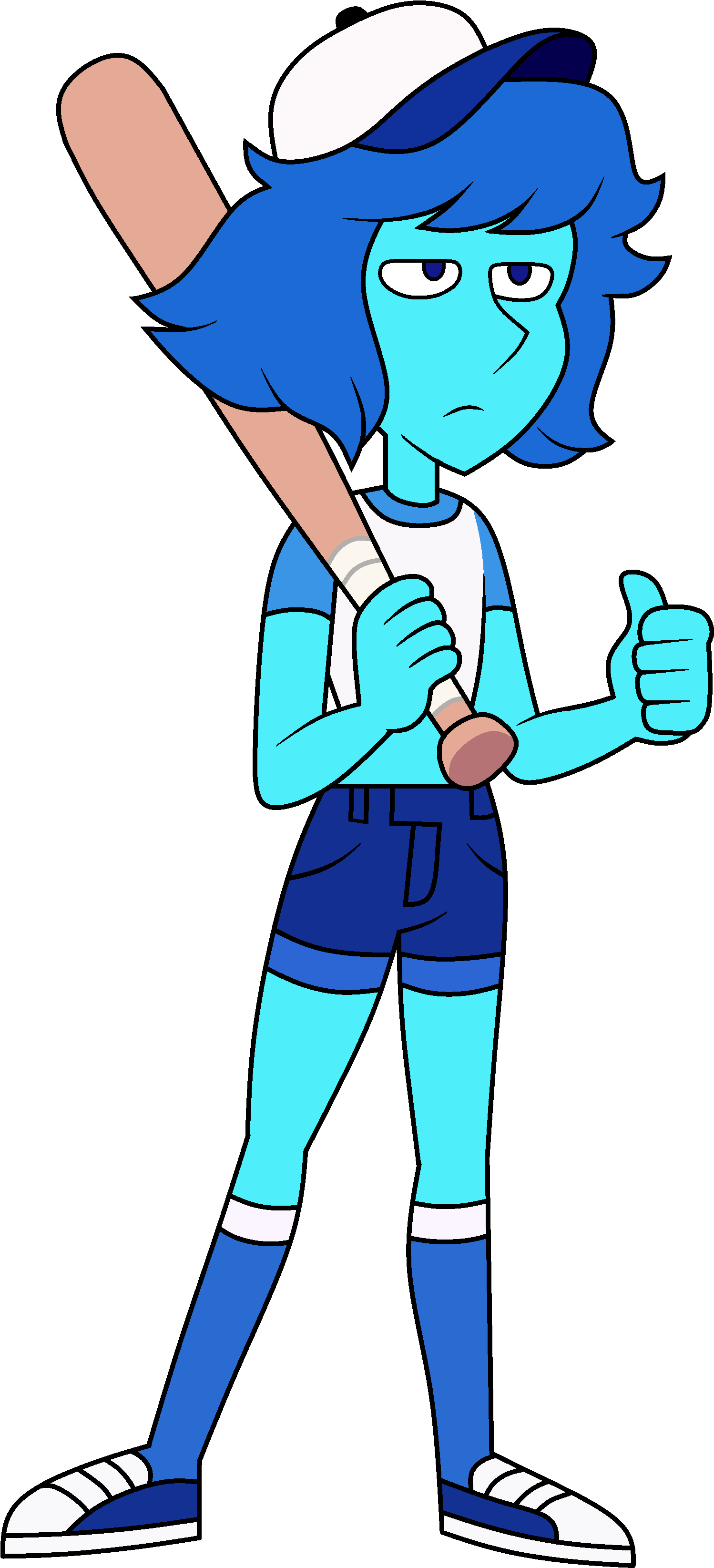 Lapis Lazuli Baseball By King - Steven Lapis Lazuli (1647x3500), Png Download