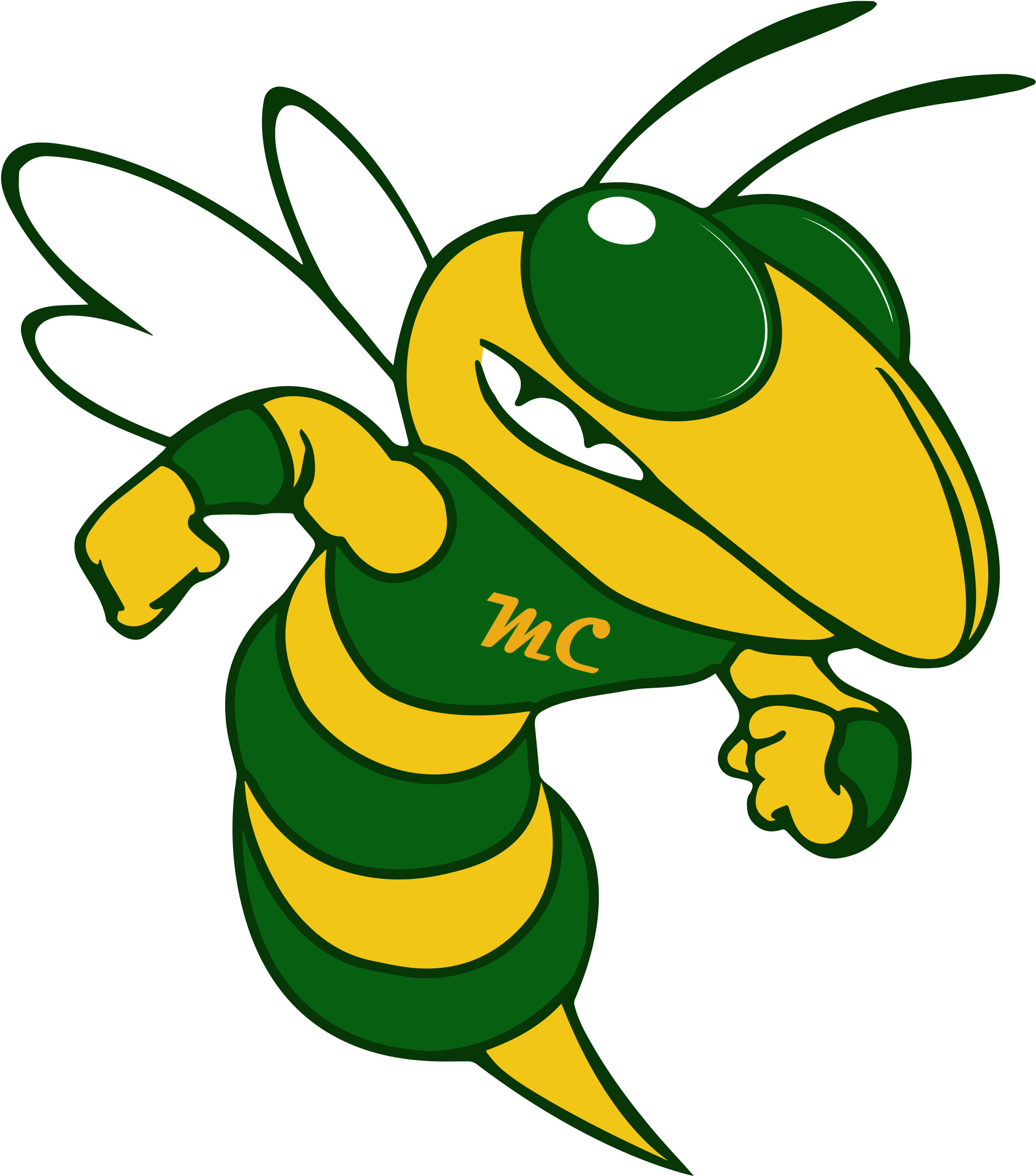 Angry-bee - South Ocala Elementary School (2000x2198), Png Download