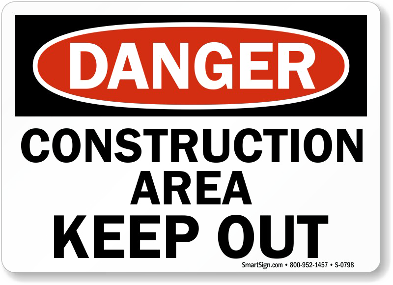 Keep Out Warning Png Photos - Danger No Access Signs (800x580), Png Download