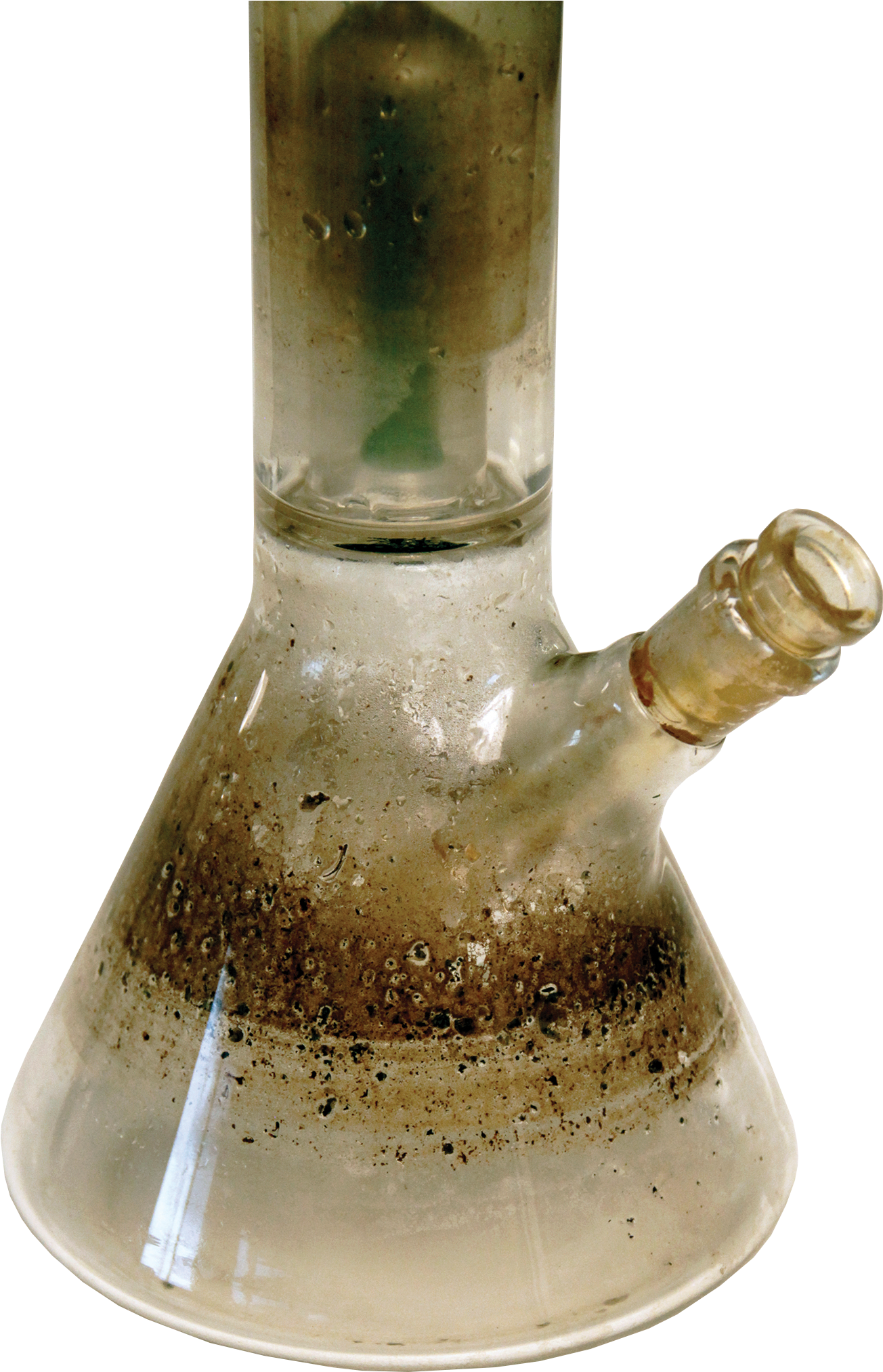 Glass Bong Before Kryptonite - Dirty Bong Water (386x600), Png Download