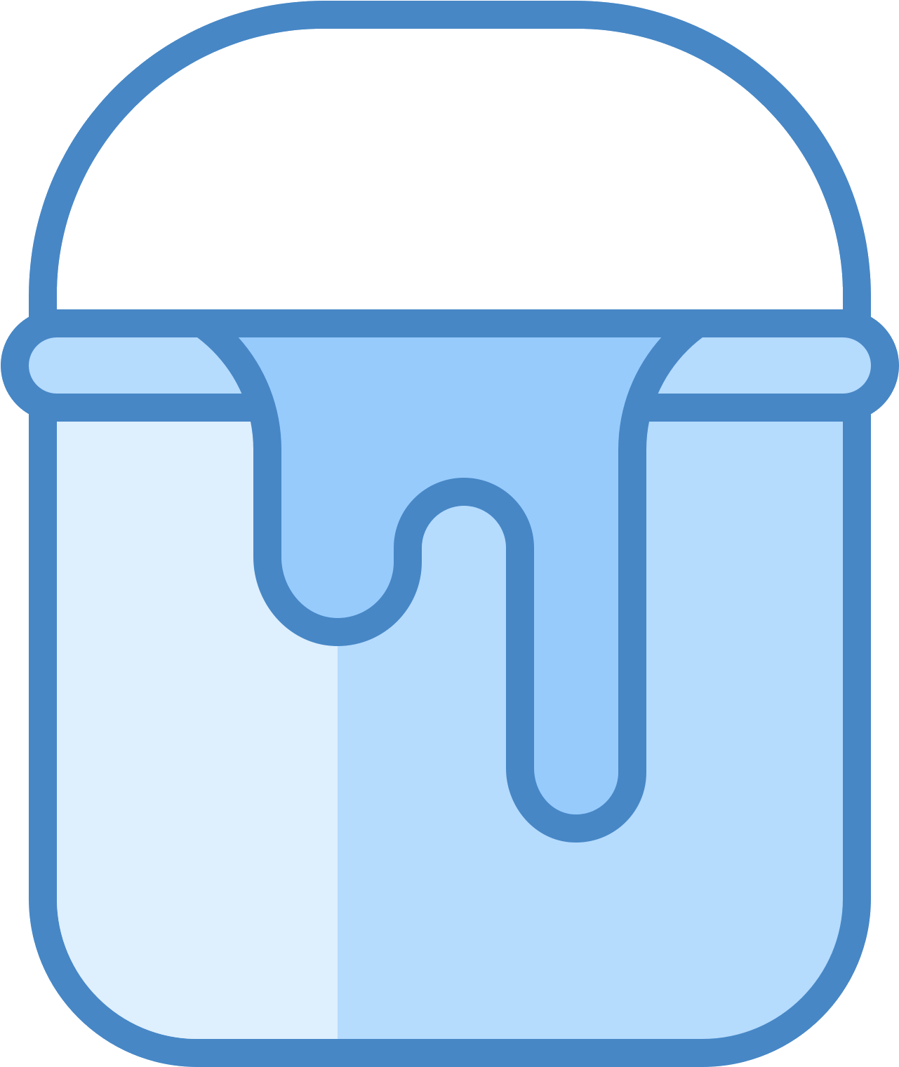 Paint Bucket Icon - Icon (1600x1600), Png Download