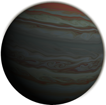 The Gas Giant Planet Rendered By Textures For Planets - Planet (400x400), Png Download