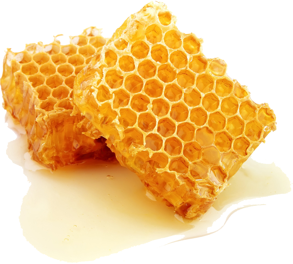 Honey Png Image - Royal Jelly Honey Comb (1450x950), Png Download