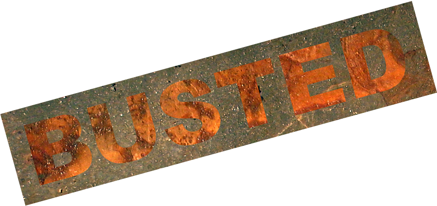 Busted In Rust - Wood (915x432), Png Download