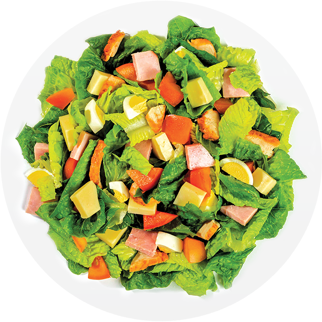 Salads Saladworks Bently - Salad From Top Png (810x810), Png Download