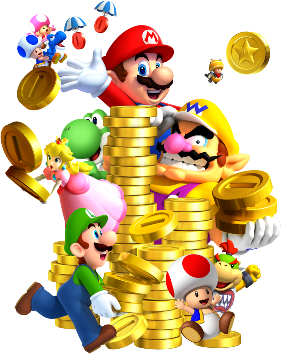 Super Mario Bros - New Super Mario Bros. 2 [3ds Game] (900x1138), Png Download