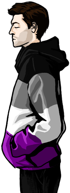 2 - Castiel Asexual (419x673), Png Download