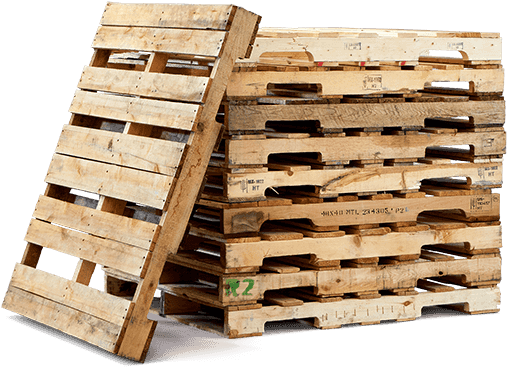Wooden Pallets Skids Plastic - Wood Pallet Png (540x465), Png Download
