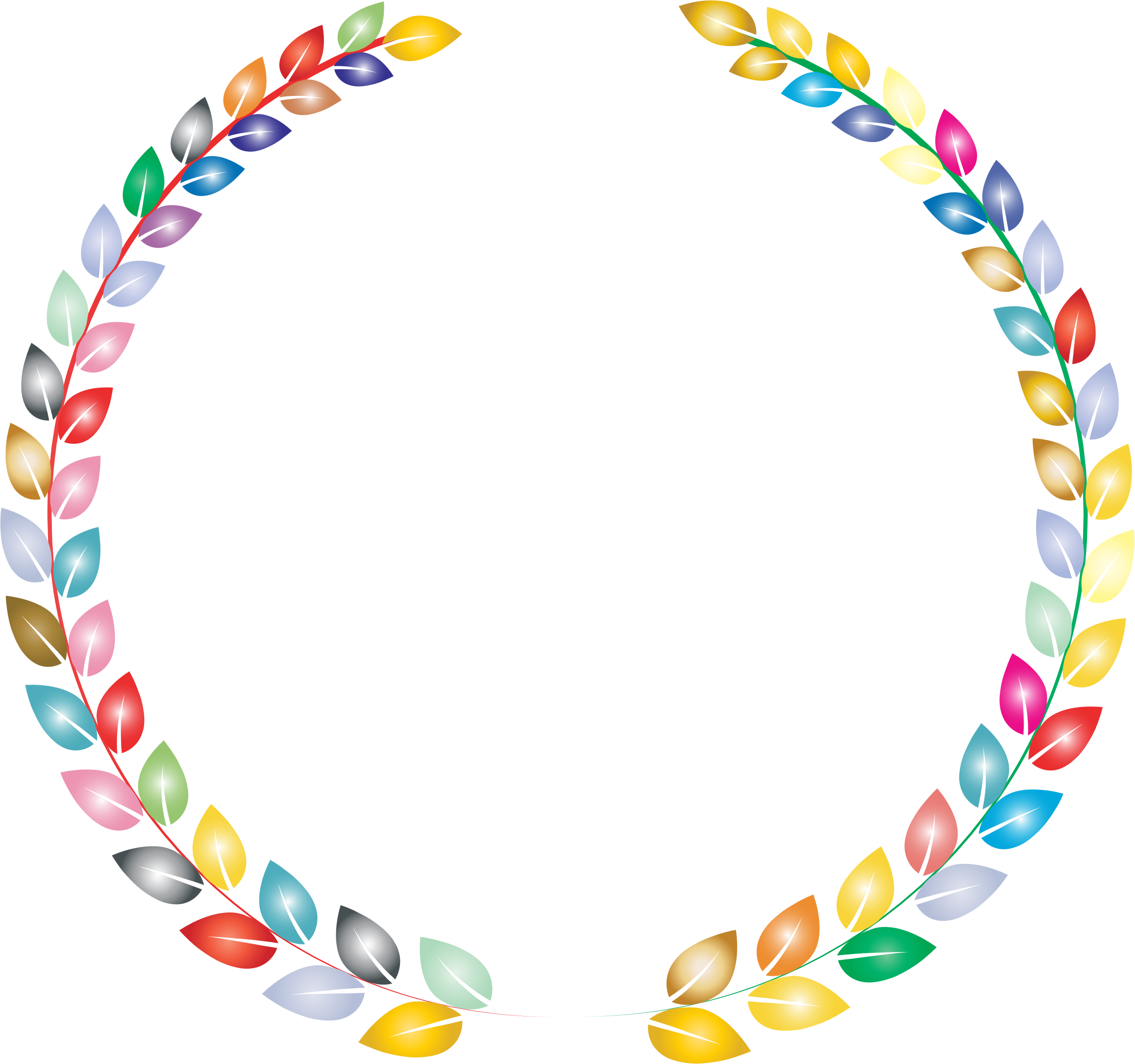 Free Download Laurel Wreath Clipart Laurel Wreath Bay - Laurel Leaves Png (2342x2196), Png Download