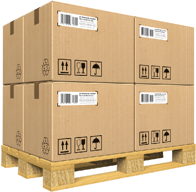 Alternative Image Txt - Boxes On Pallet (419x419), Png Download