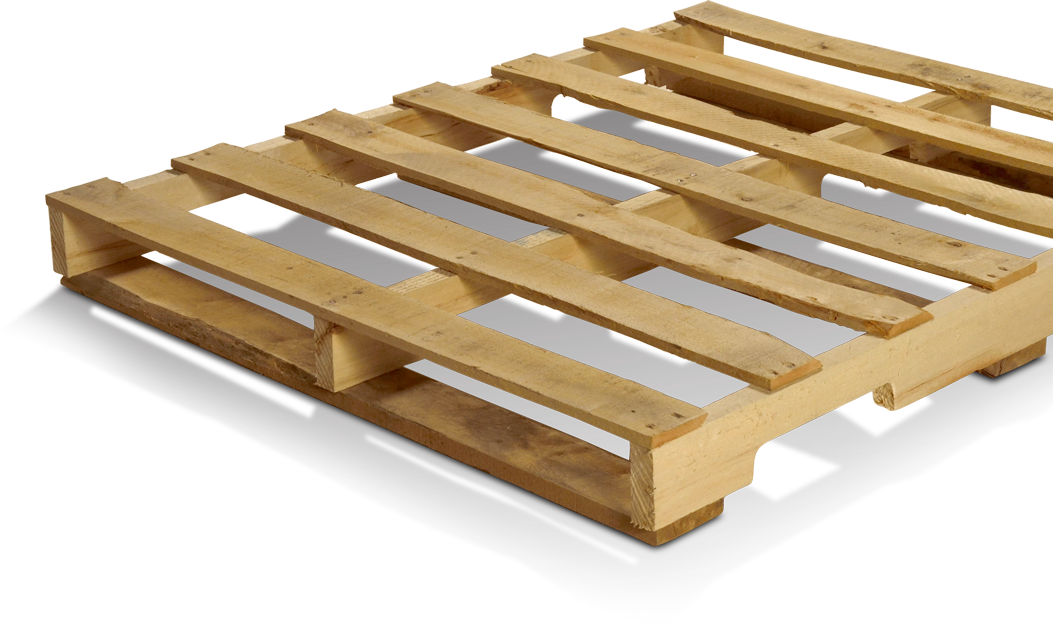 Wood Pallet Sub Products Stringer Pallet Block Pallet - Wood Pallet (1053x624), Png Download