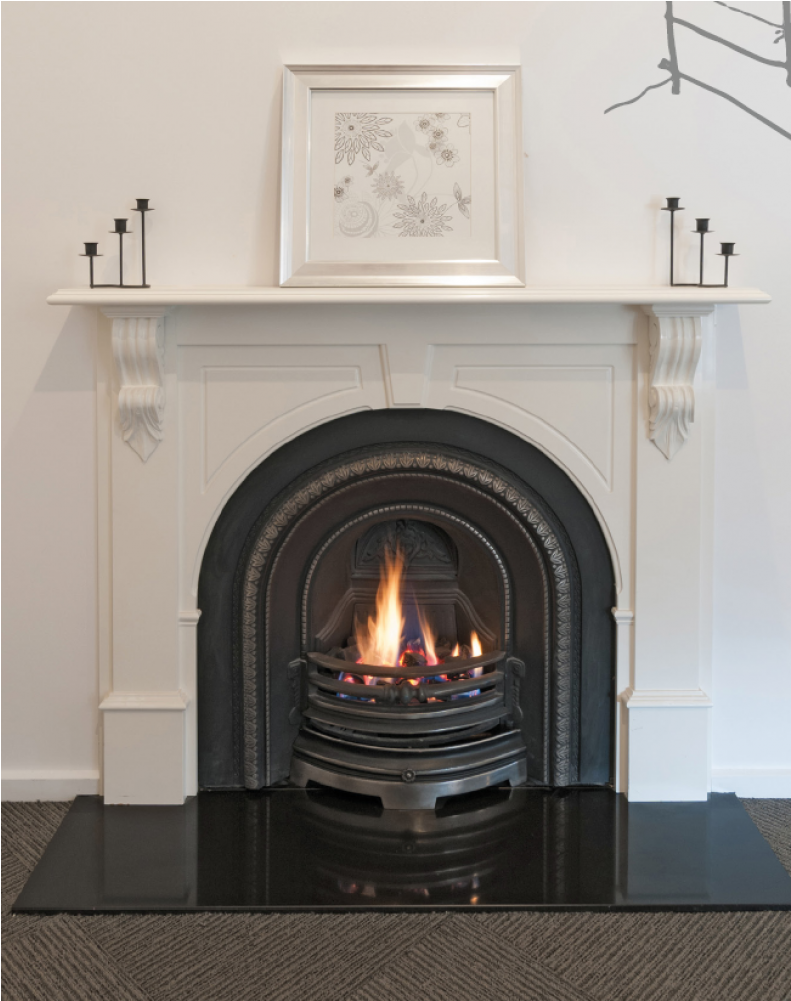 Gas Log Fires & Space Heaters - Hearth (1000x1000), Png Download