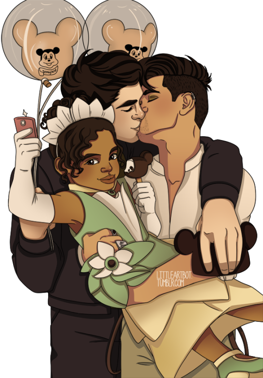 15 Apr - Sterek Disney Au (540x775), Png Download