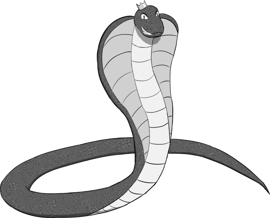 King Cobra Drawing At Getdrawings - Cobra Anime Png (900x727), Png Download