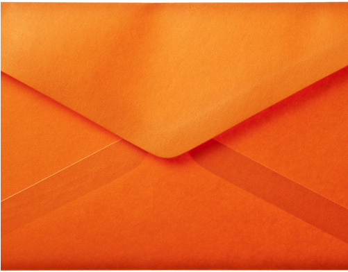 Orange Envelope Paper Background Layer Hd - Paper (500x500), Png Download