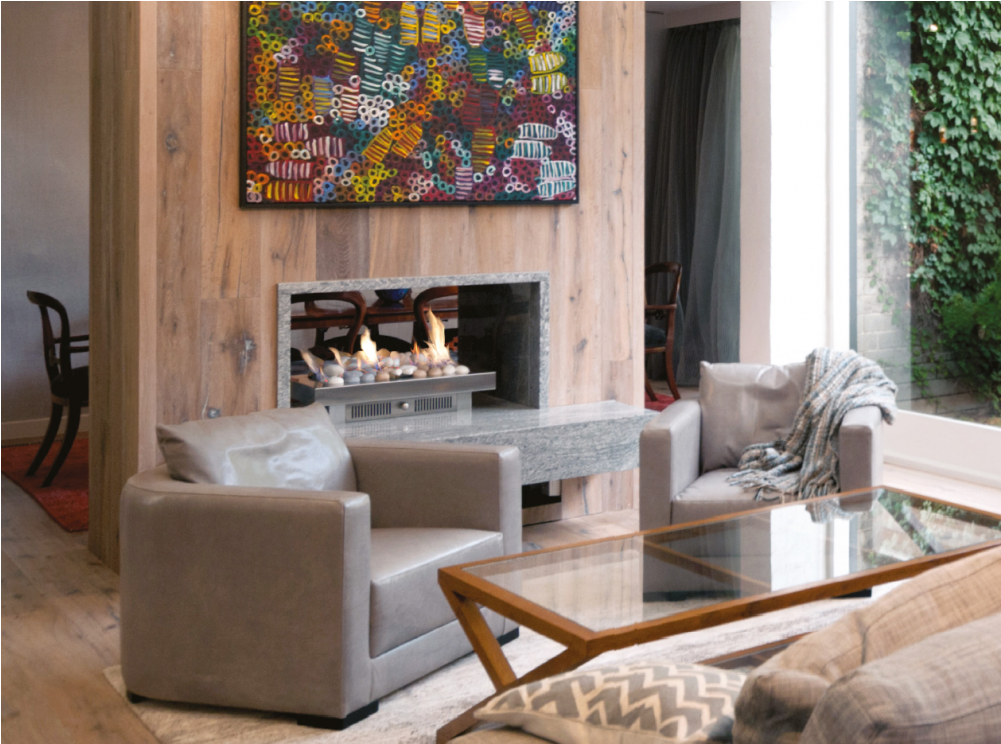 Gas Log Fires & Space Heaters - Interior Design (1000x1000), Png Download