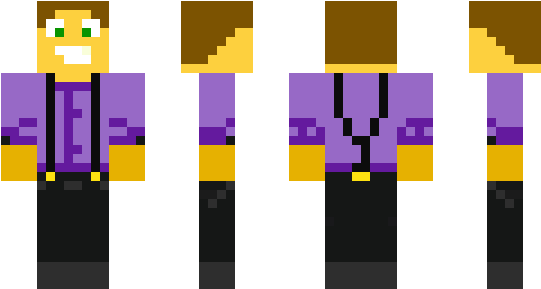 Minecraft Skin Shulk - Beniipowa Minecraft Skin (600x348), Png Download