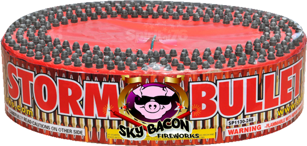 Fireworks Video Of Bullet Storm - Circle (1000x1000), Png Download