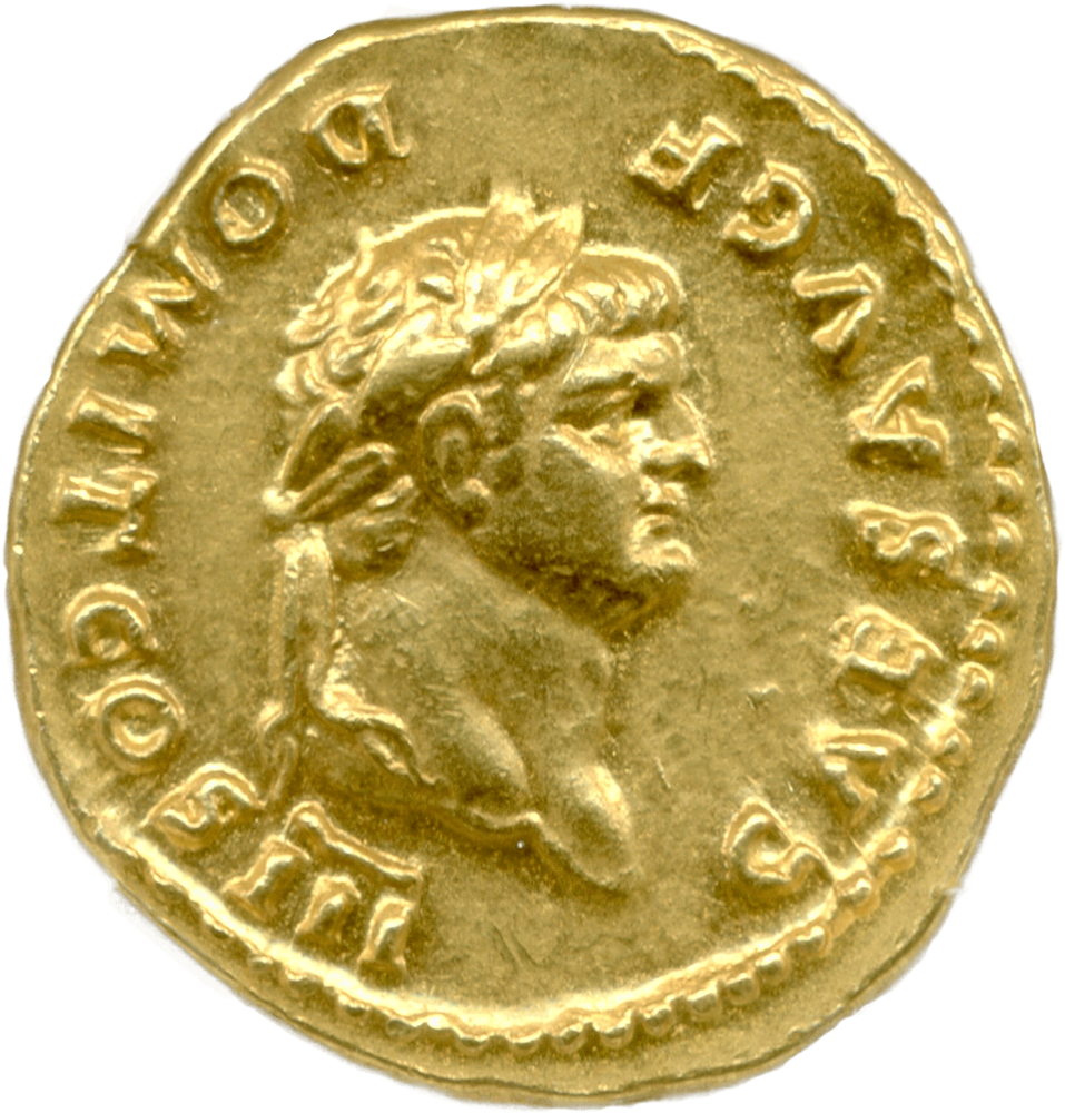 Domition-1 - Roman Coins Found In India (1000x1042), Png Download