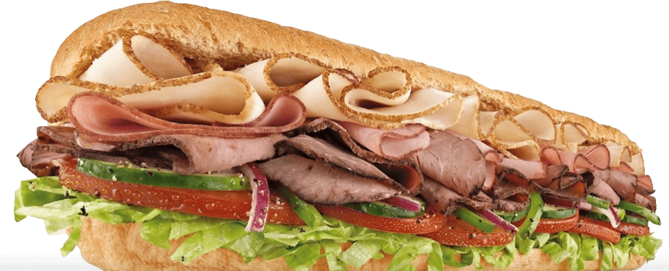 Subway Sandwich Png - Subway Png (970x393), Png Download