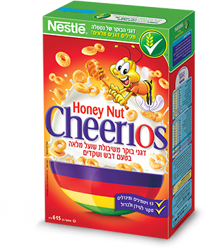 Nestle Honey Nut Cheerios (372x372), Png Download