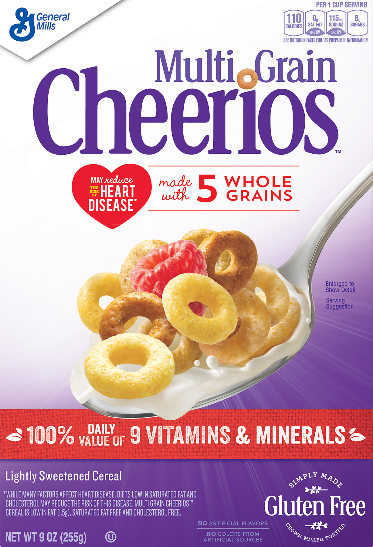 Previous - Multi Grain Cheerios (1800x1800), Png Download