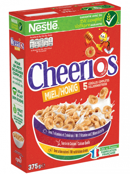 Nestle Honey Cheerios Delivered Worldwide (420x560), Png Download
