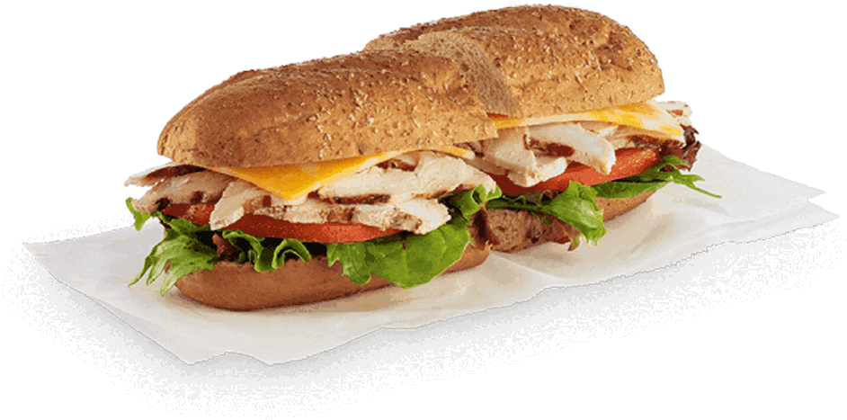 Chilled Grilled Chicken Sub Sandwich - Spicy Chilled Grilled Chicken Sub Sandwich (1080x1080), Png Download