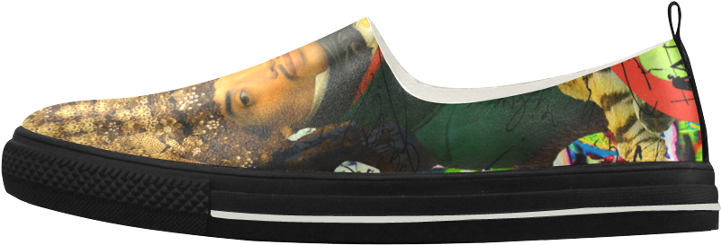 The Emperor Of Snowy Mountain Iii Slip-on Microfiber - Slip-on Shoe (1000x1000), Png Download