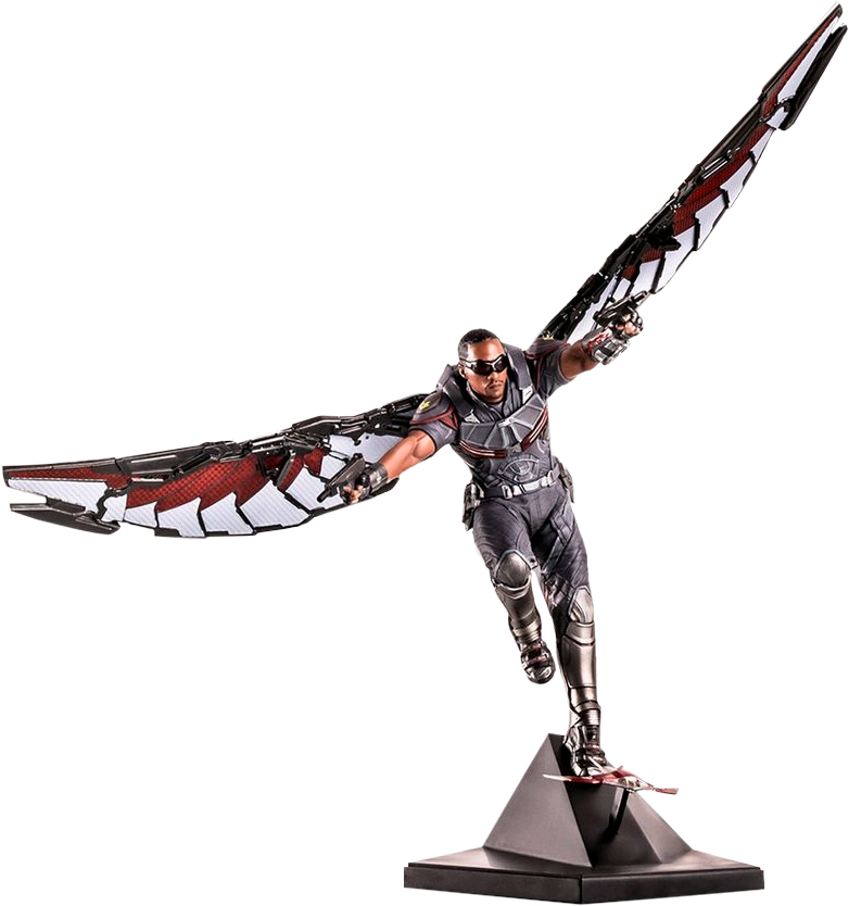 Civil War - Iron Studios Falcon 1 10 (782x834), Png Download