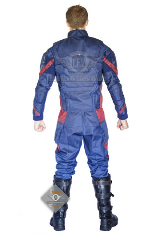 Captain America Civil War Cordura Full Costume - Captain America (800x800), Png Download