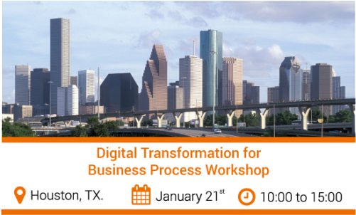 Free Digital Transformation For Business Process Workshop - Houston Texas Skyline (1080x301), Png Download
