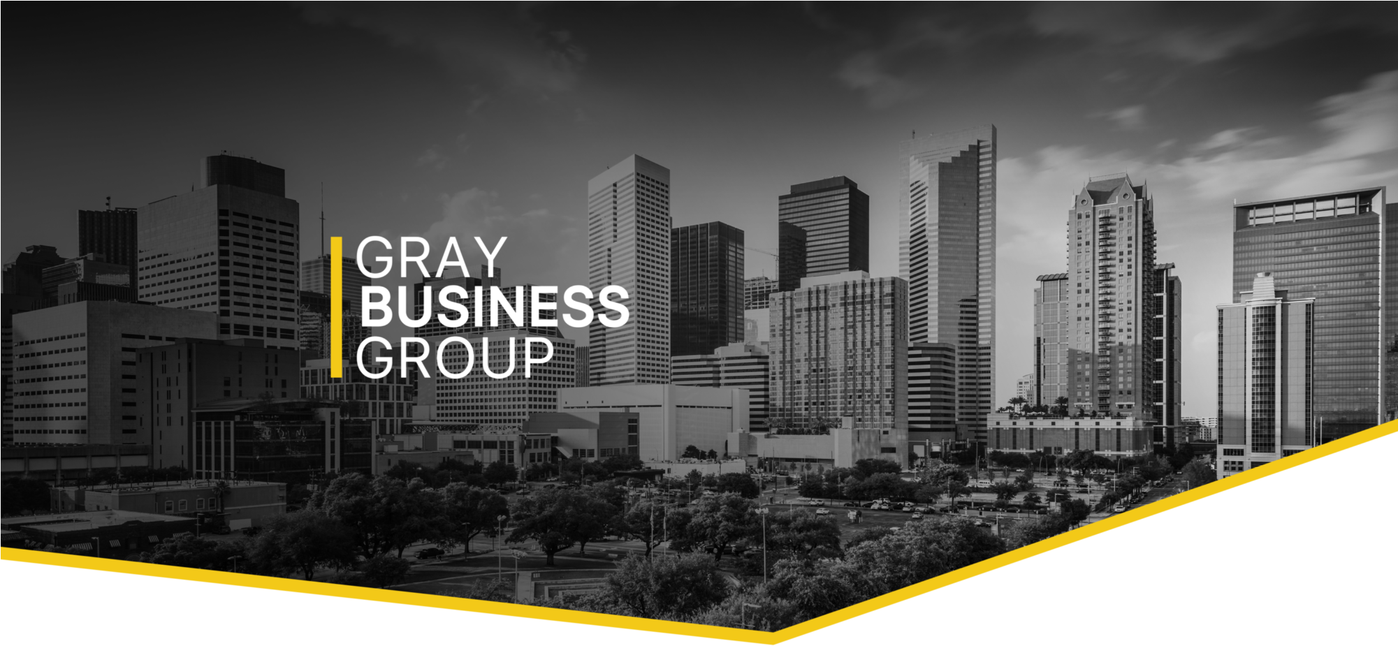 Gray Business Group Houston - North America City (2000x961), Png Download