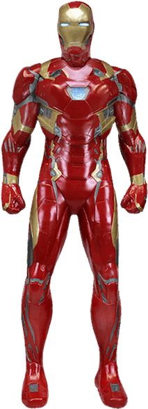 Marvel Captain America Civil War Iron Man Mark Xlvi - Iron Man Neca Life Size (600x600), Png Download