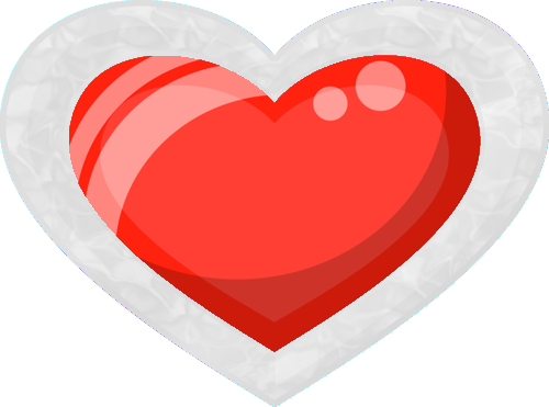 Heart Container - Heart Pieces Wind Waker (500x371), Png Download