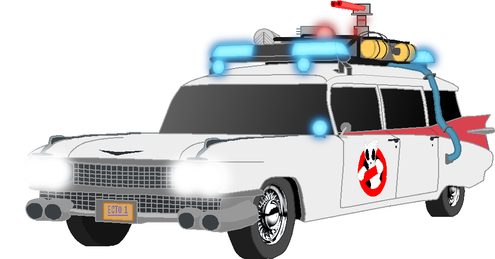 Clip Royalty Free Library By Bombeirodash On Deviantart - Ghostbusters Ecto 1 Png (1024x768), Png Download