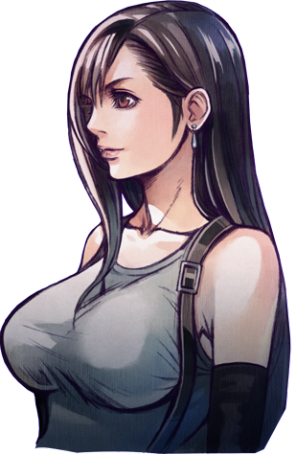 Tifa Portrait Viigb - Final Fantasy Vii G Bike Tifa (292x454), Png Download