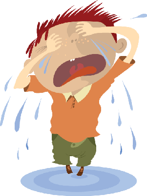 Crying Child Clipart Png - Crying Clipart Png (301x399), Png Download