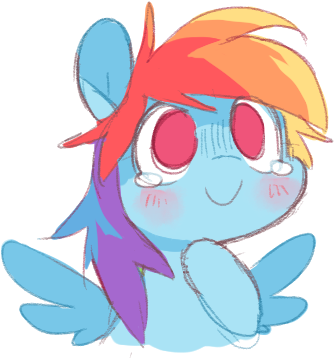 Xenon, Blushing, Bust, Crying, Cute, Dashabetes, Pegasus, - Drawing (600x399), Png Download