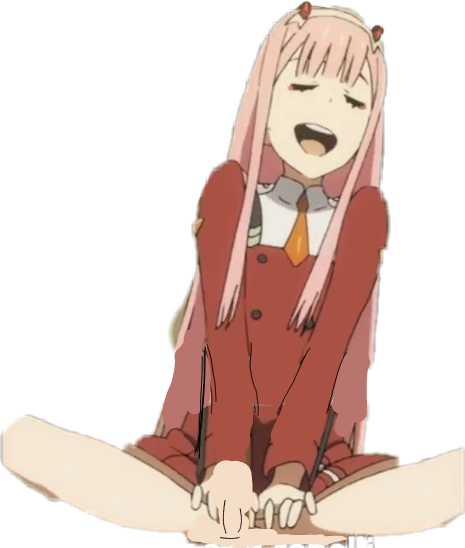 Zero Transparent Two - Anime Transparent Zero Two (465x548), Png Download