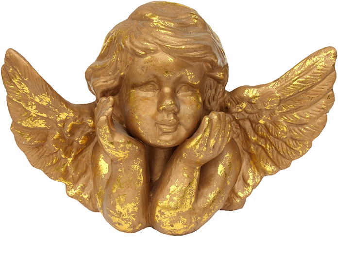 Golden Christmas Angel - Goldenes Engels-weihnachten Karte (768x576), Png Download
