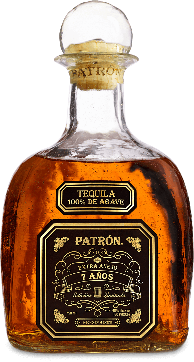 Tequila Patron Extra Añejo (679x1263), Png Download