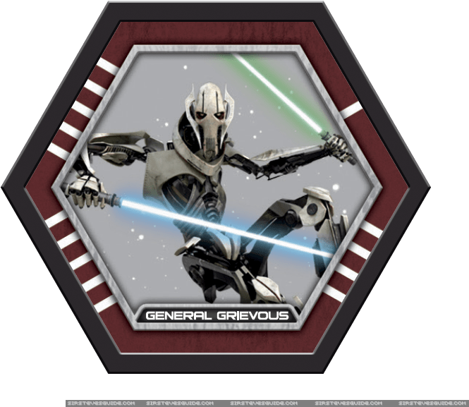 Star - Star Wars General Grievous (715x615), Png Download