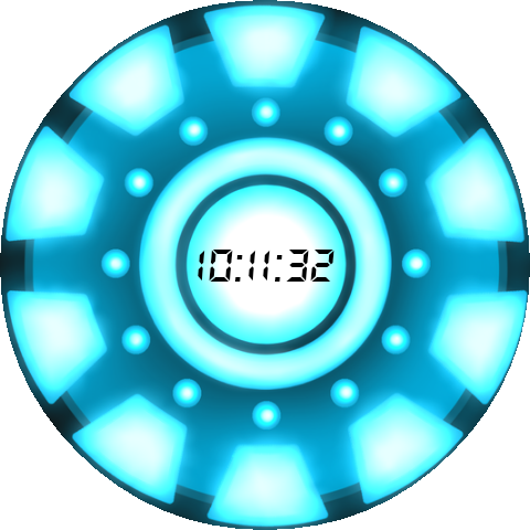 Arc Reactor - Iron Man Chest Piece (480x480), Png Download