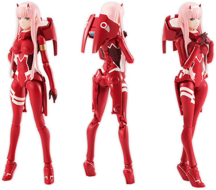 File E06bb0fcfc Original - Darling In The Franxx Zero Two Figure (745x656), Png Download
