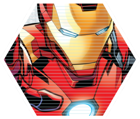Iron Man - Vive Le Coloriage ! Iron Man - Livre (452x384), Png Download