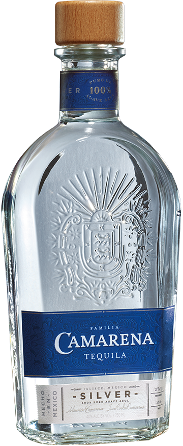 Camarena Silver Tequila - Familia Camarena Tequila Silver Label (360x875), Png Download