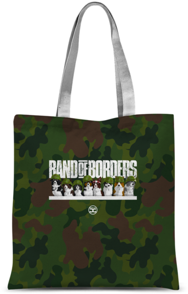Band Of Borders ﻿all Over Tote Bag - Tote Bag (600x600), Png Download