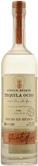 Ocho Reposado Tequila - Tequila Ocho Plata Jalisco - 750 Ml Bottle (300x600), Png Download